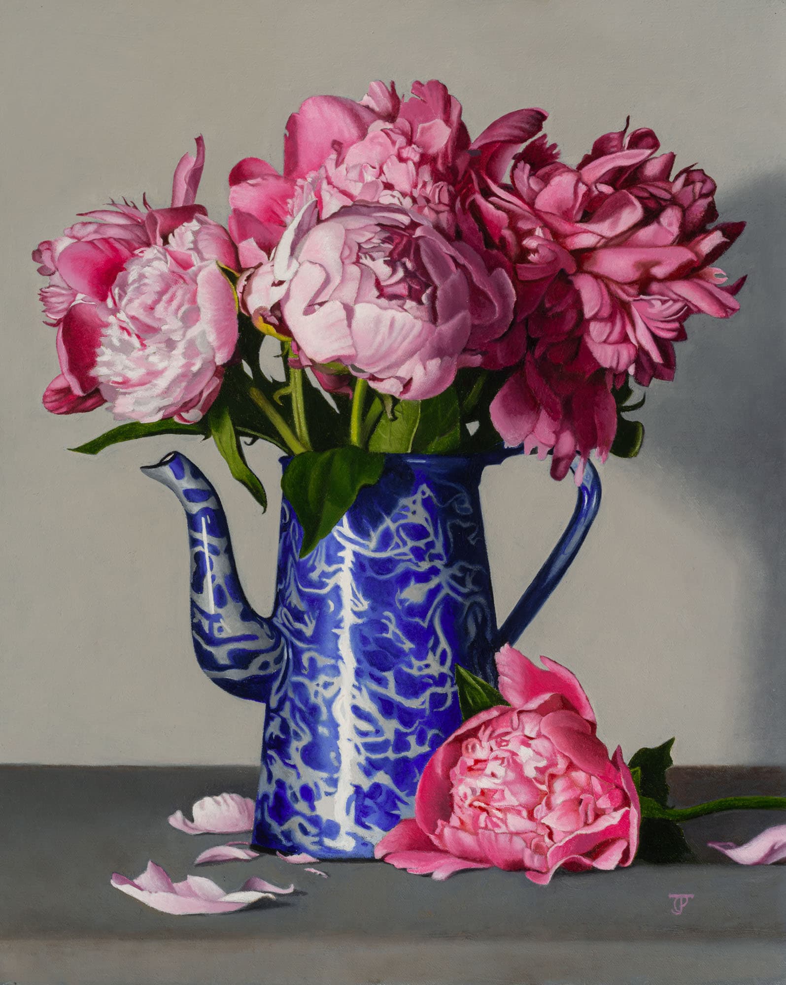 Summer Blues — oil painting by Dyan J. Padgett