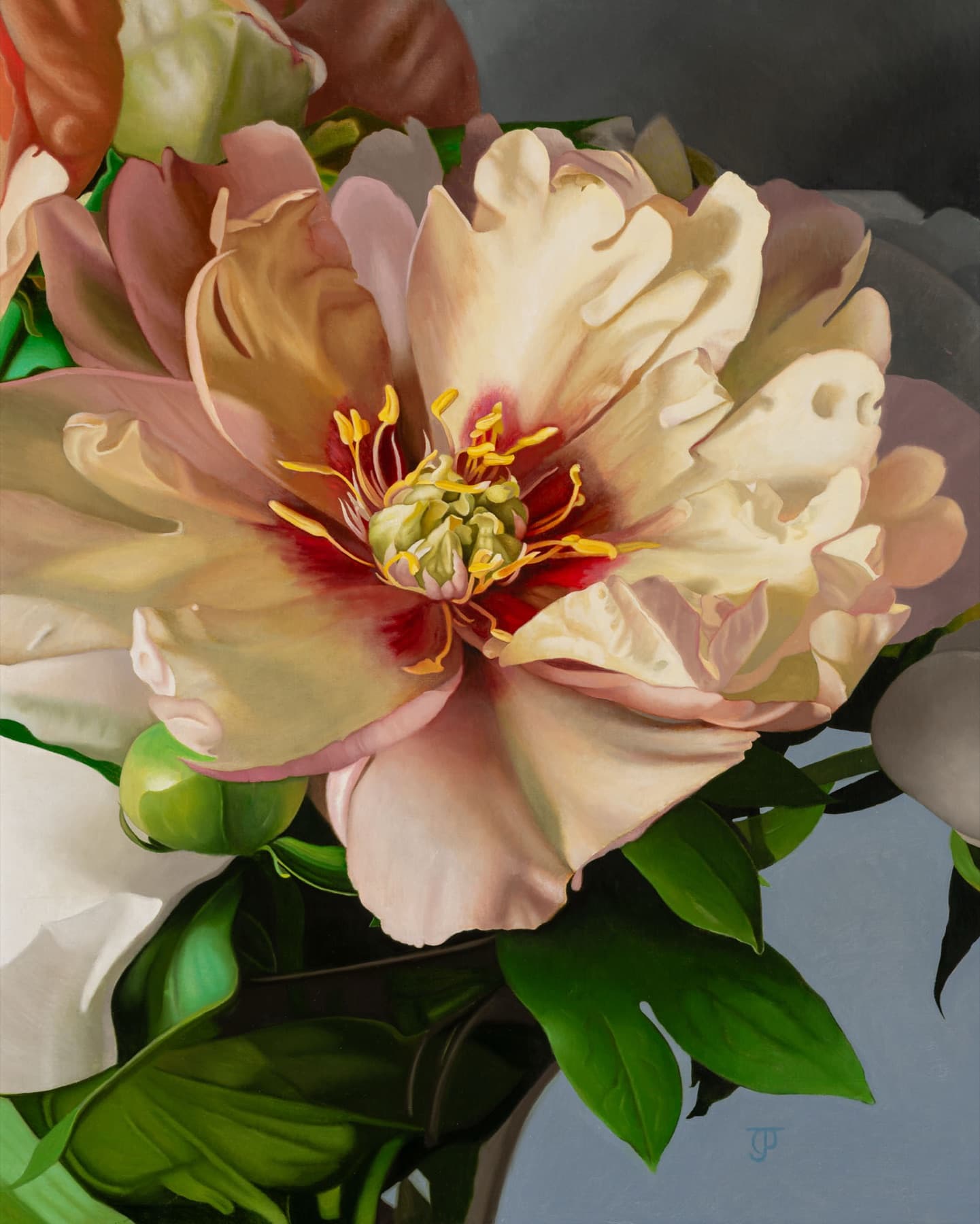 La Belle du Jardin — Oil